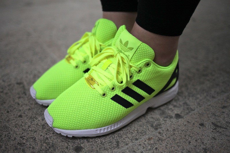 adidas zx flux jaune fluo femme